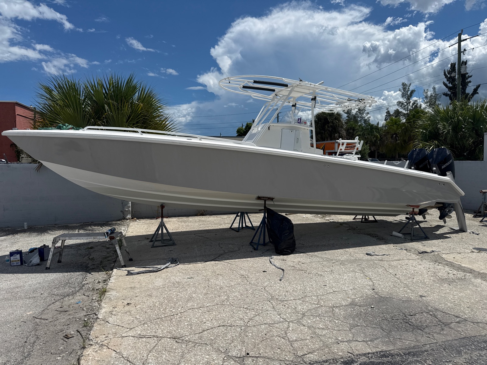 Maritime Wrap Co. center console boat wrap project